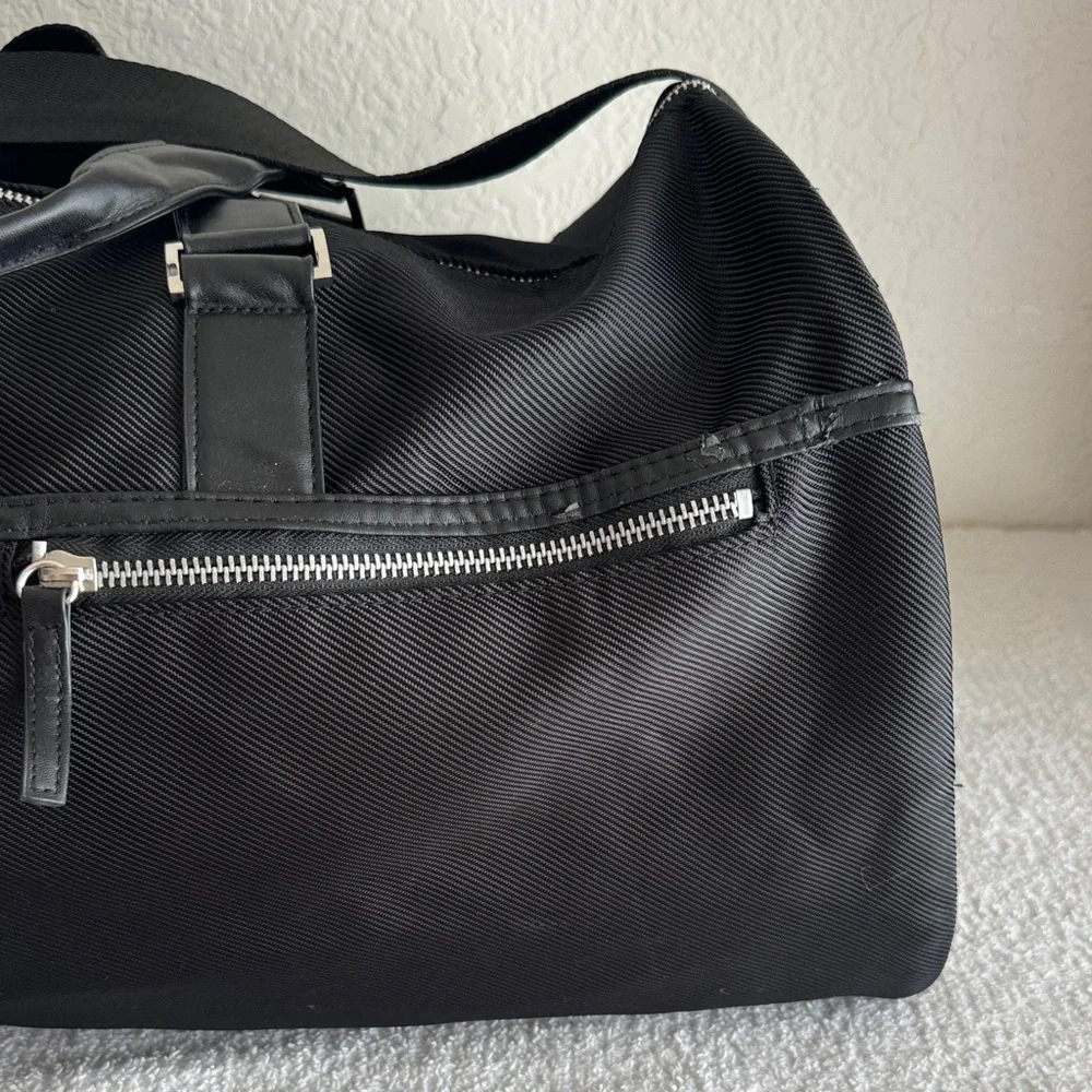 Versace Parfums Black Men's Duffel Bag